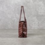 CHRISTY NG MONOGRAM PATTERN BROWN TOTE BAG MINI