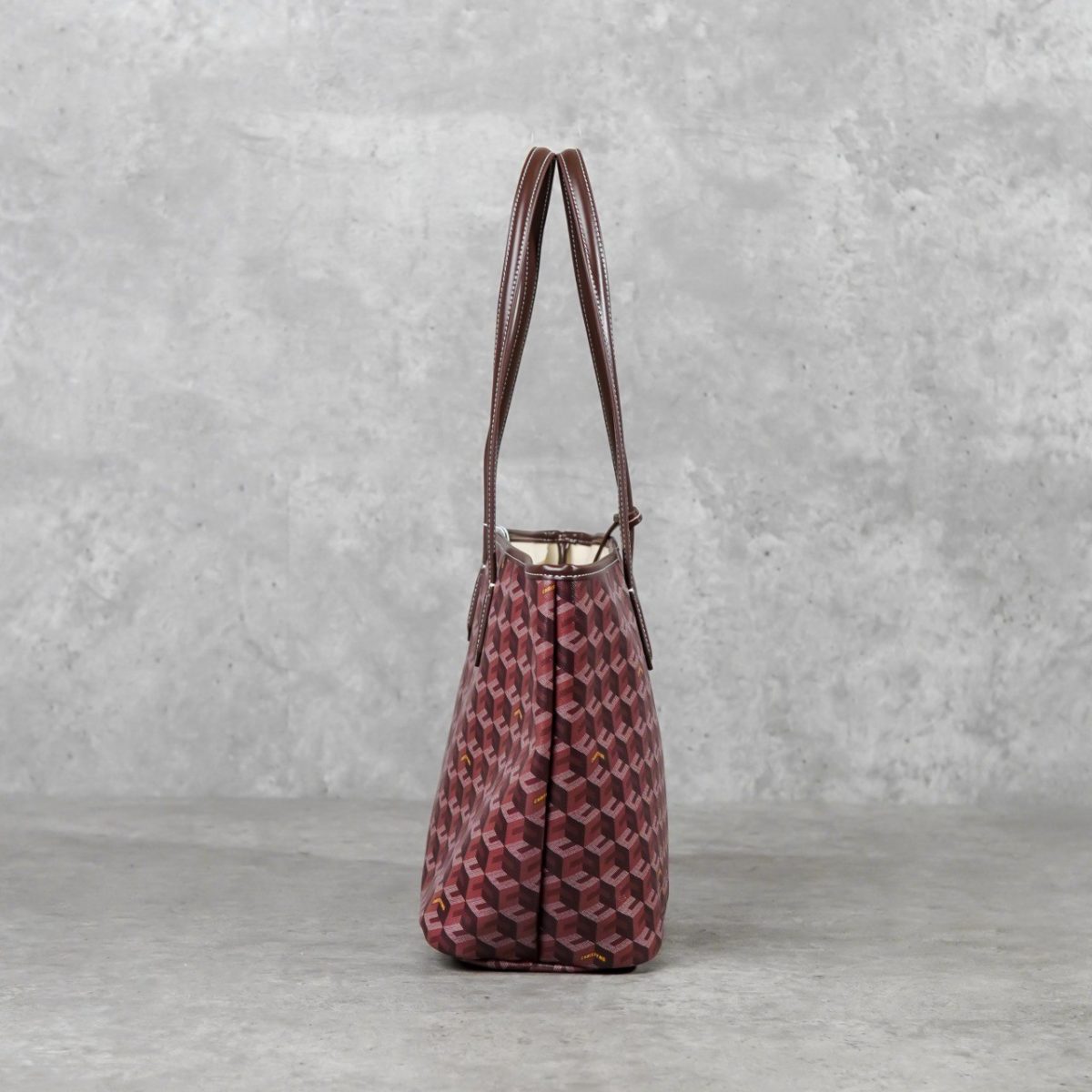 CHRISTY NG MONOGRAM PATTERN BROWN TOTE BAG