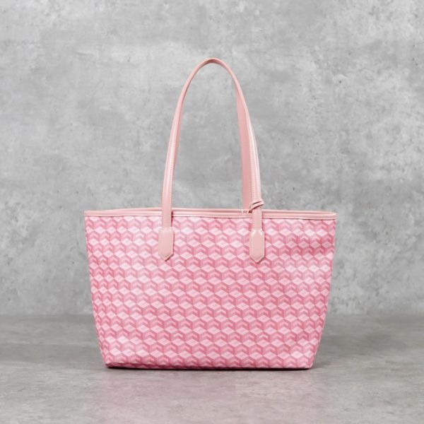 CHRISTY NG MONOGRAM PATTERN PINK TOTE BAG