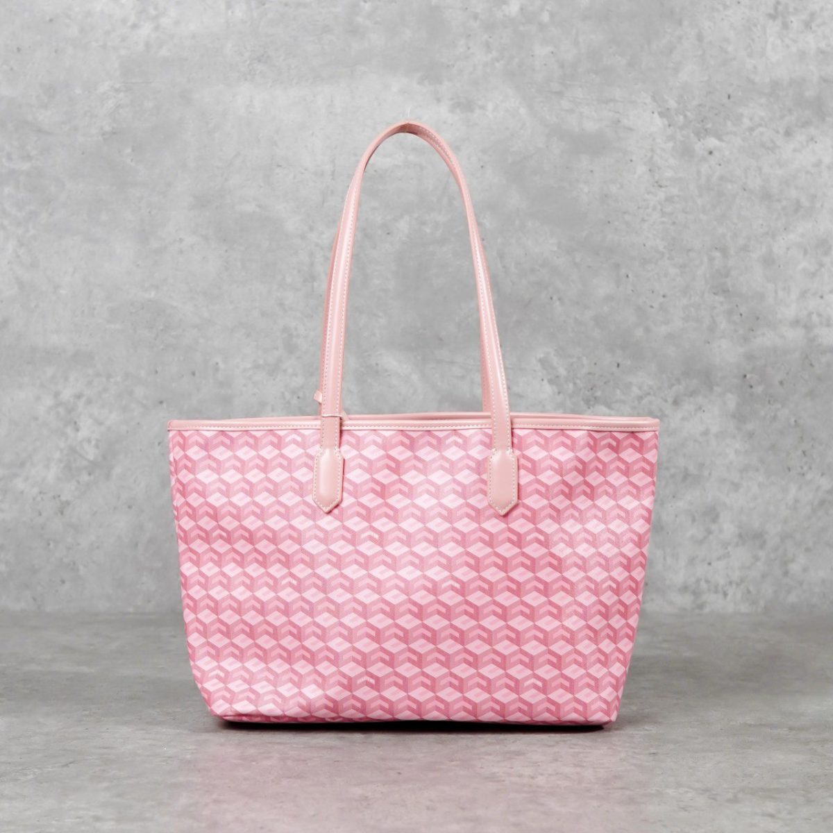 CHRISTY NG MONOGRAM PATTERN PINK TOTE BAG