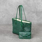 CHRISTY NG MONOGRAM PATTERN GREEN TOTE BAG