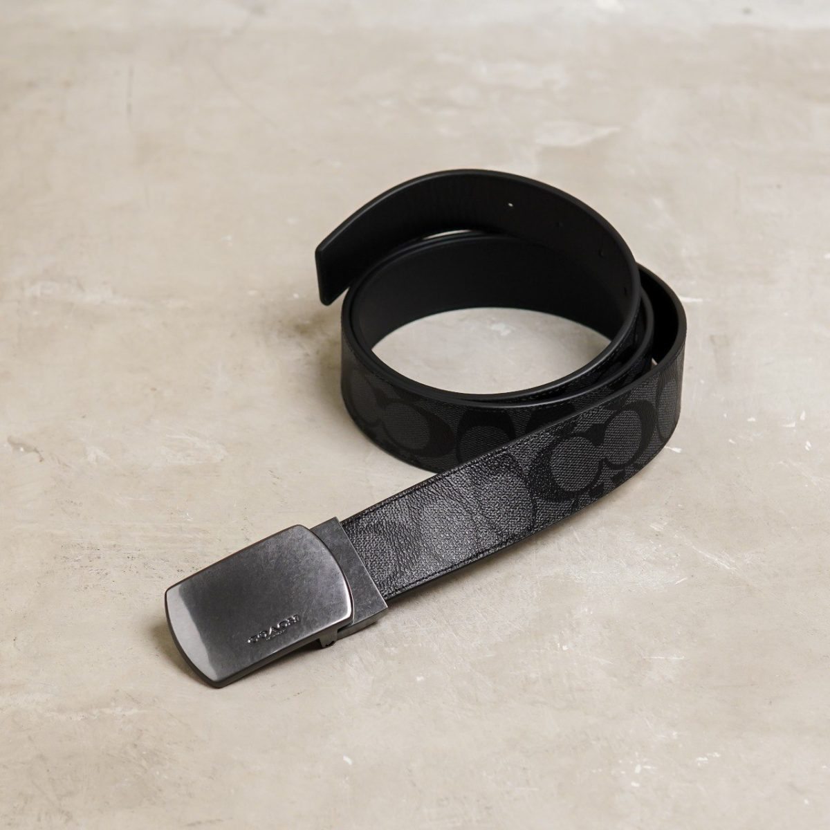 COACH BLACK REVERSIBLE BELT