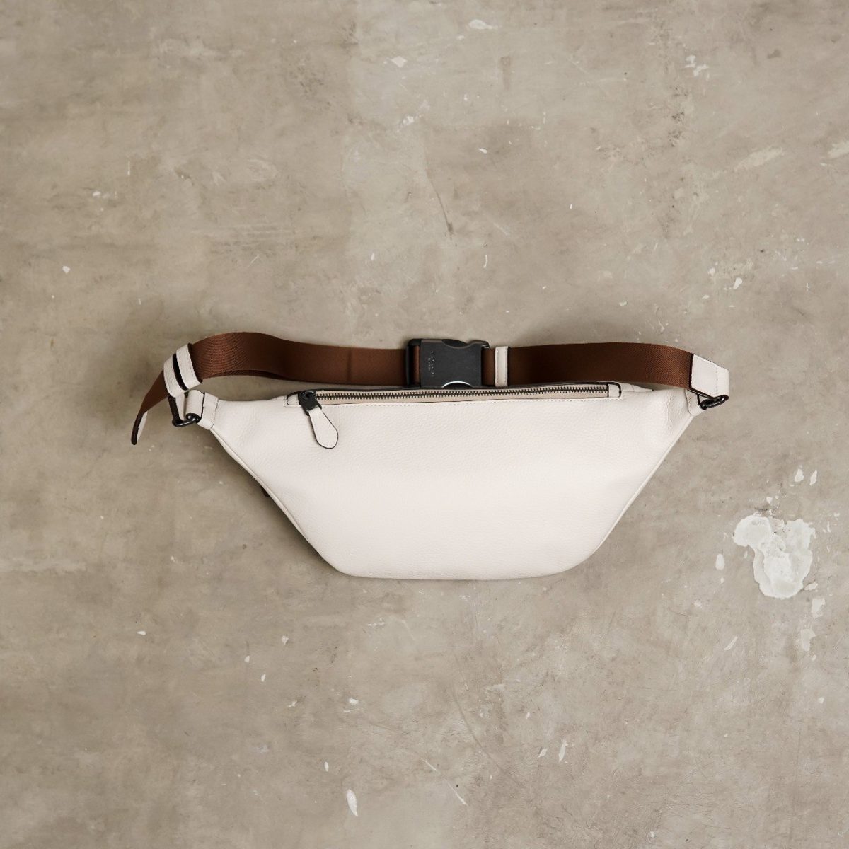 COACH WHITE WAIST BAG