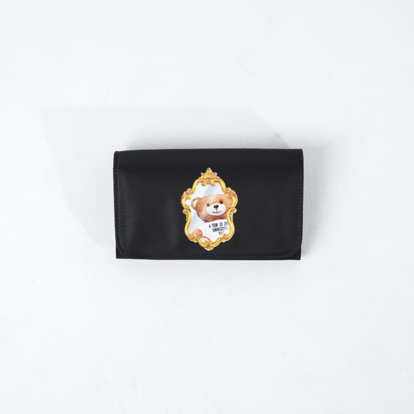 MOSCHINO BLACK SHOULDER BAG