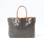 GOYARD BLACK TAN TOTE BAG