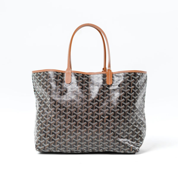 GOYARD BLACK TAN TOTE BAG