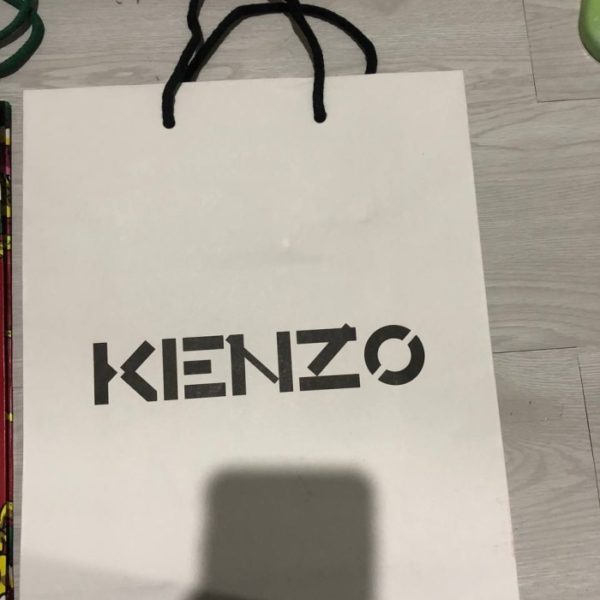 KENZO WHITE PAPERBAG