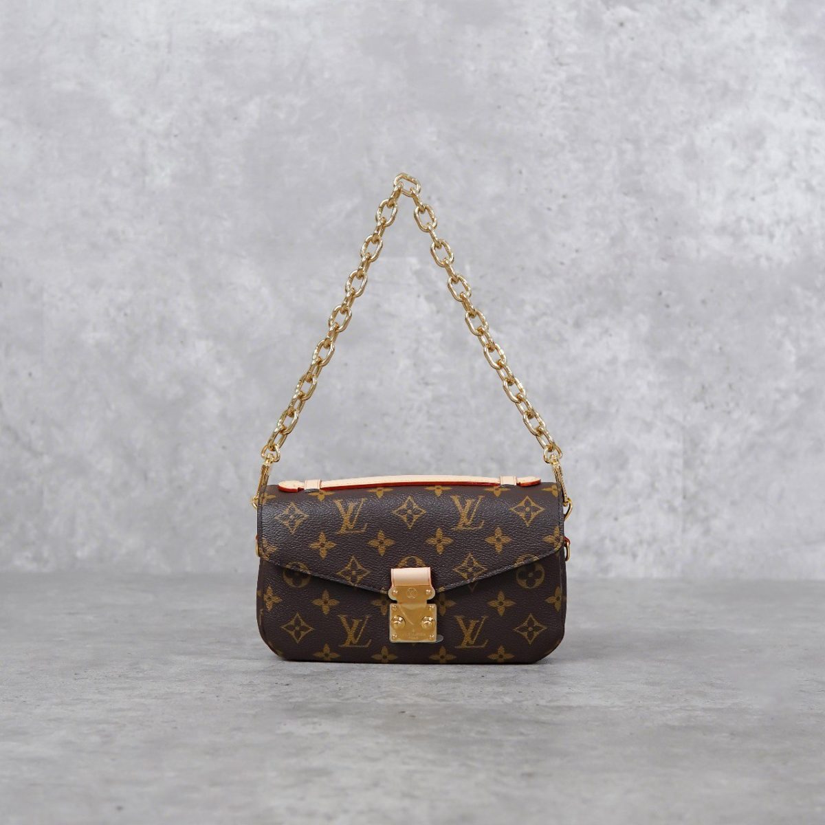 LOUIS VUITTON BROWN SHOULDER BAG