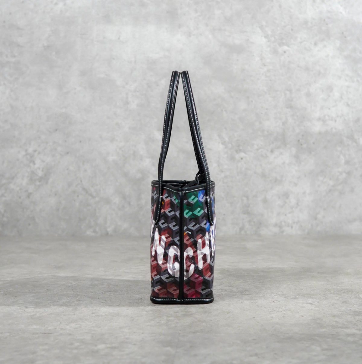 CHRISTY NG MONOGRAM PATTERN BLUE TOTE BAG