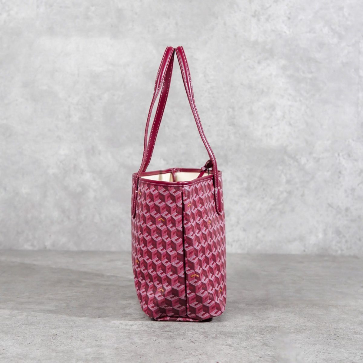 CHRISTY NG BURGUNDY TOTE BAG