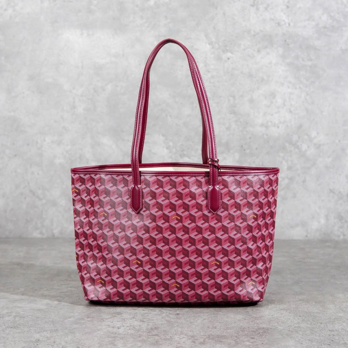 CHRISTY NG BURGUNDY TOTE BAG