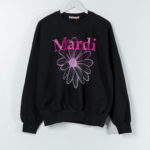 Sweatshirt MARDI MERCREDI FLOWER GRADIENT PINK WHITE BLACK