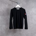 CDG PLAY BLACK LONGSLEEVE