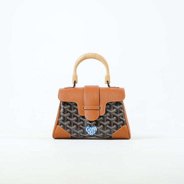 GOYARD BLACK TAN MINI BAG