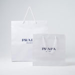 PRADA WHITE PAPER BAG