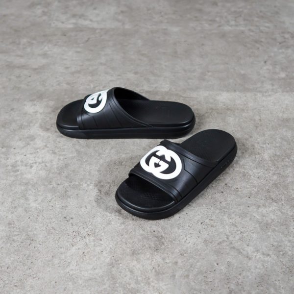 GUCCI BLACK SLIDE