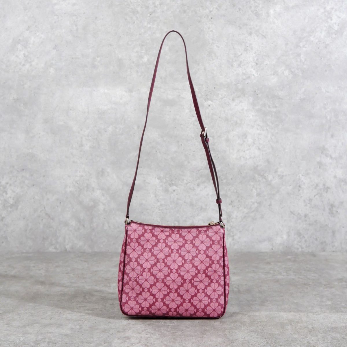 KATE SPADE MAROON SHOULDER BAG