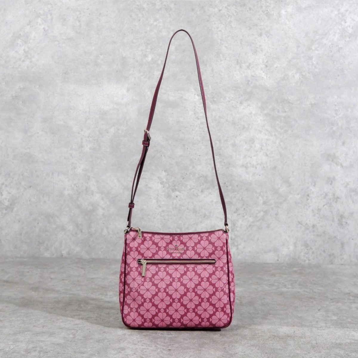KATE SPADE MAROON SHOULDER BAG