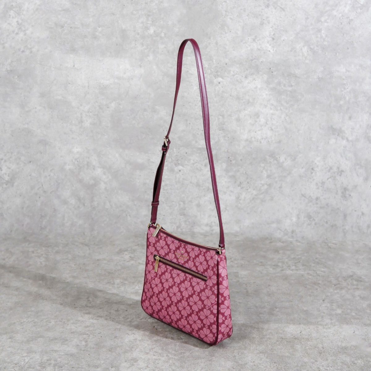 KATE SPADE MAROON SHOULDER BAG
