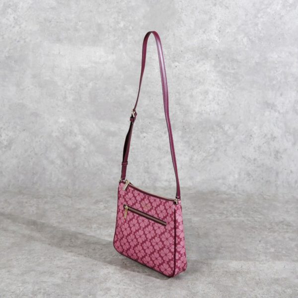 KATE SPADE MAROON SHOULDER BAG