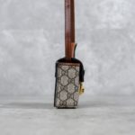 GUCCI BEIGE BLACK TOP HANDLE BAG