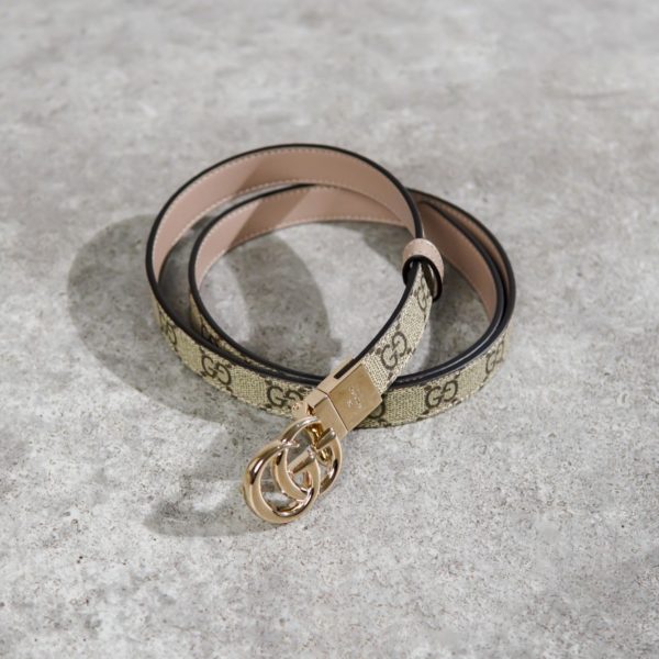 GUCCI BEIGE BROWN BELT