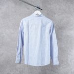 MARDI MERCREDI STRIPE WHITE GREY LONG SHIRT