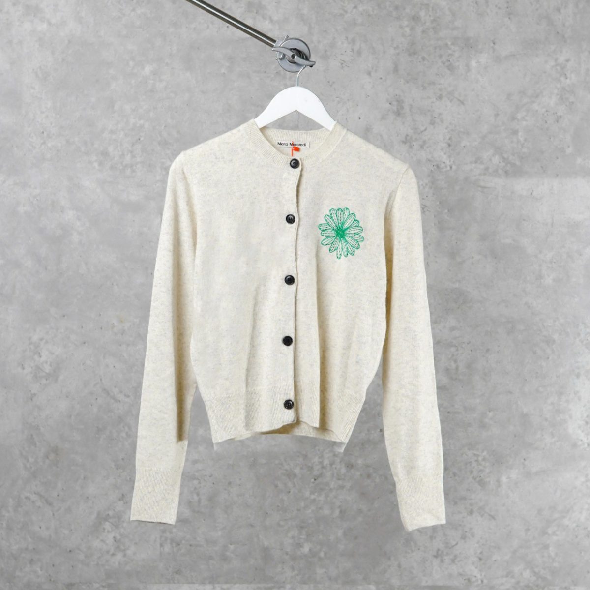 MARDI MERCREDI SAND OATMEAL CARDIGAN