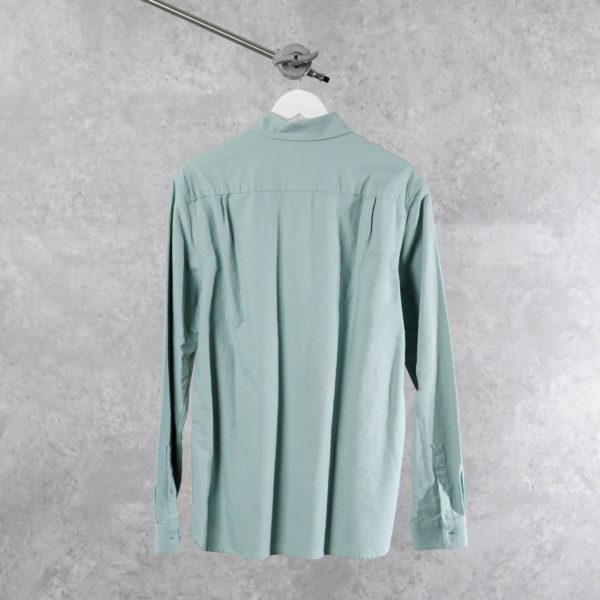 FRED PERRY SILVER BLUE LONG SHIRT