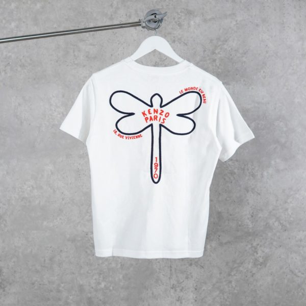 KENZO DRAGONFLY WHITE TSHIRT