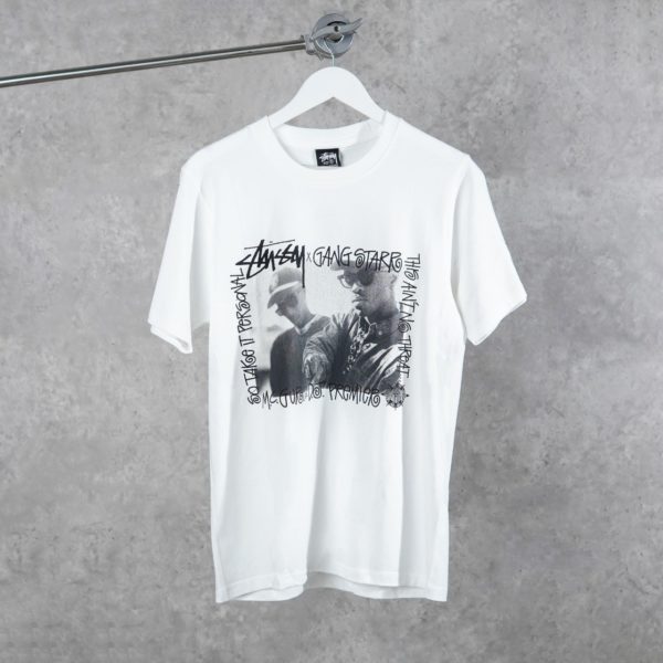 STUSSY GANGSTER WHITE TSHIRT
