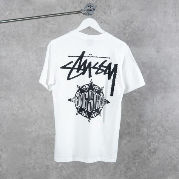STUSSY GANGSTER WHITE TSHIRT